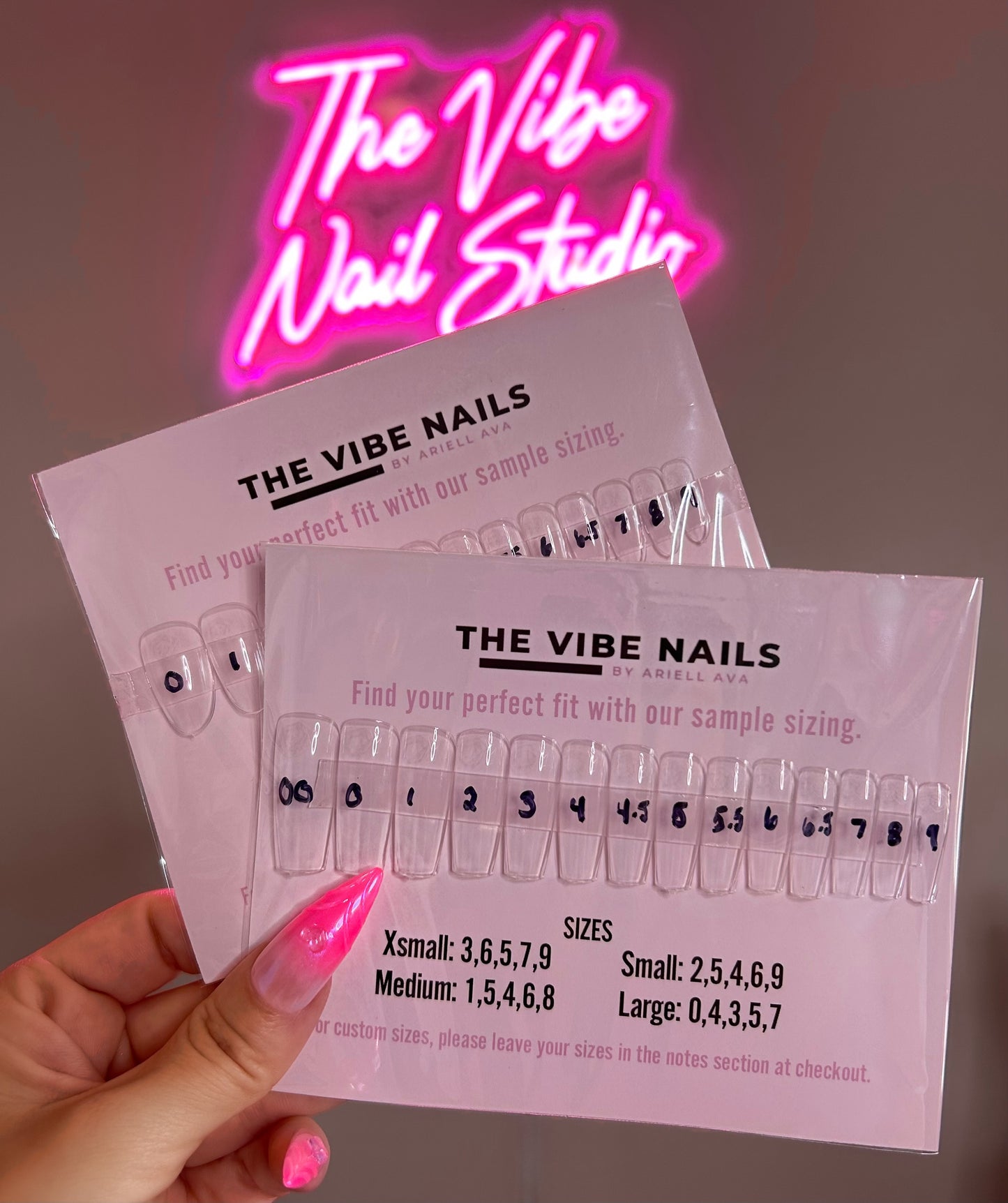 Sample sizing pack